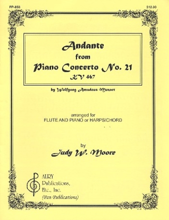 Andante from Piano Concerto no.21 KV21 for flute and piano (harpsichord)