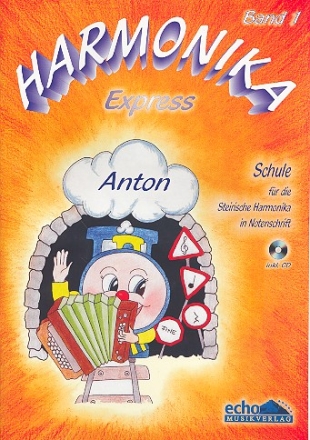Harmonika-Express Band 1 (+CD) fr Steirische Harmonika in Notenschrift