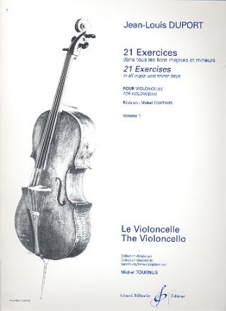 21 exercices dans tuos les tons majeurs et mineurs vol.1 pour violoncelle