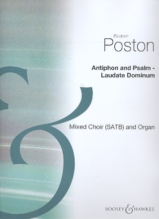 Antiphon und Psalm fr gemischter Chor (SATB) und Orgel Chorpartitur