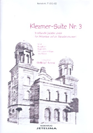 Klezmer-Suite Nr. 3 (+CD)  fr Akkordeon und ein Melodieinstrument Stimmen