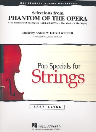 The Phantom of the Opera (Selections): for string orchestra and percussion score and parts (8-8-4--4-4-4)