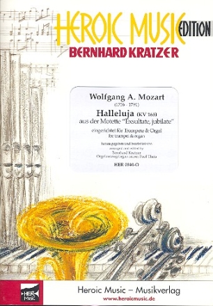 Halleluja KV165 fr Sopran und Orchester fr Piccolotrompete in B und Orgel