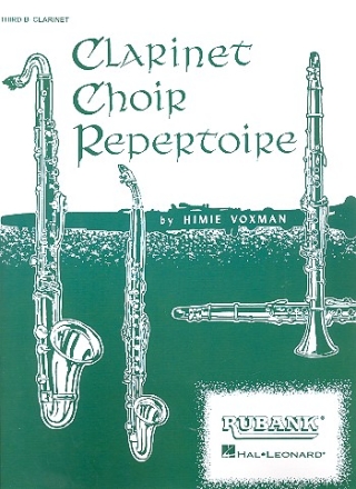 Clarinet Choir Repertoire fr 6 Klarinetten (Ensemble) Klarinette 3