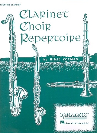 Clarinet Choir Repertoire fr 6 Klarinetten (Ensemble) Klarinette 4 (statt Altklarinette)