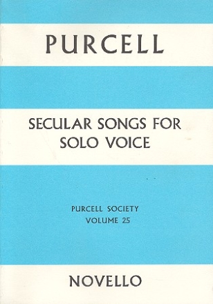 Secular Songs for solo voice and piano