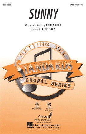 Sunny for mixed chorus and piano score