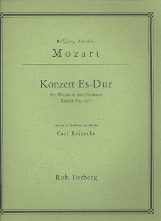 Konzert Es-Dur KV447 fr Horn und Orchester fr Horn und Klavier