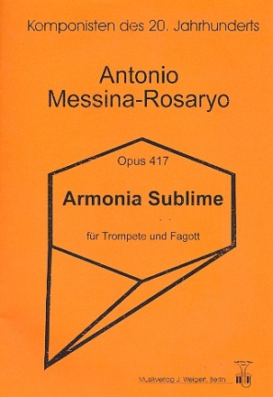 Armonia sublime op.417 fr Fagott und Trompete Spielpartitur