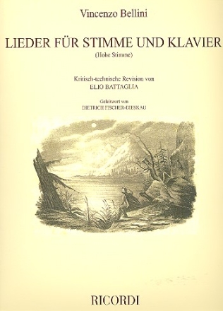 Lieder fr Gesang (hoch) und Klavier (it)