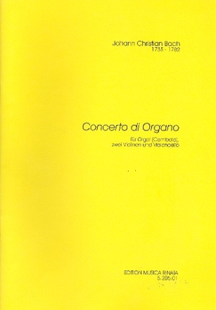 Konzert fr Orgel, 2 Violinen und Violoncello Partitur