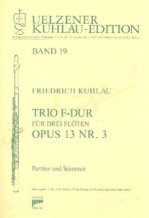 Trio F-Dur op.13,3 fr 3 Flten Partitur und Stimmen