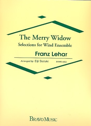 The merry Widow (selections) for wind ensemble score and parts
