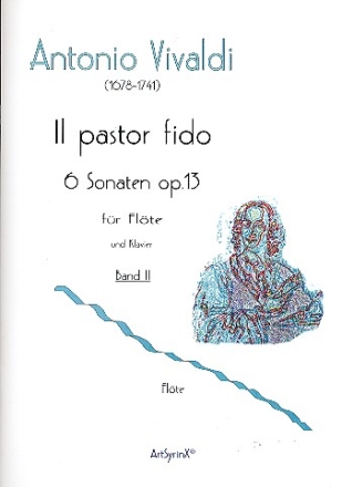 Il pastor fido op.13 Band 2 (Nr.4-6) fr Flte und Klavier Fltenstimme