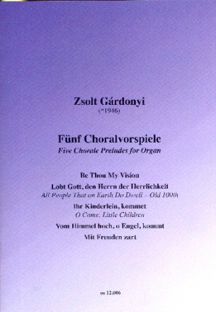 5 Choralvorspiele fr Orgel