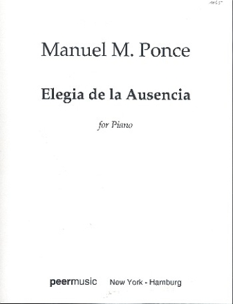 Elegia de la Ausencia for piano