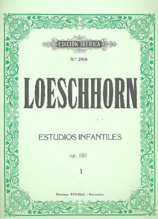 Estudios infantiles op.181 vol.1 (nos.1-20) para piano