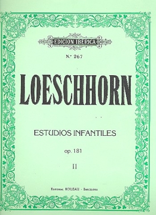 Estudios infantiles op.181 vol.2 (nos.21-40) para piano