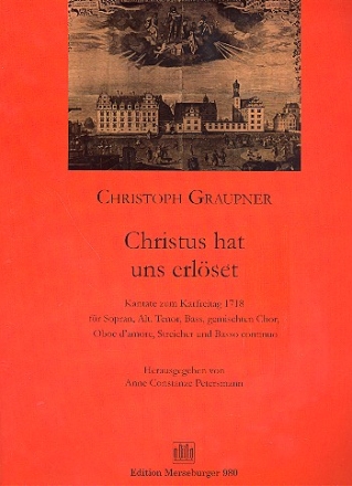 Christus hat uns erlset fr Soli, gem Chor, Oboe d'amore, Streicher und Bc Partitur