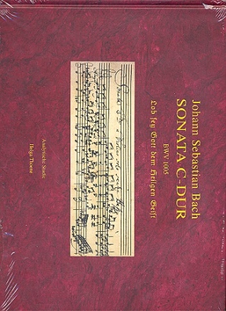 Johann Sebastian Bach Sonate C-Dur BWV1005 (+CD) Analytische Studie gebunden