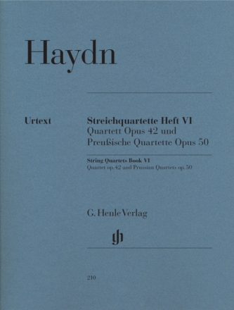 Streichquartette Band 6 op.42 und op.50  Stimmen