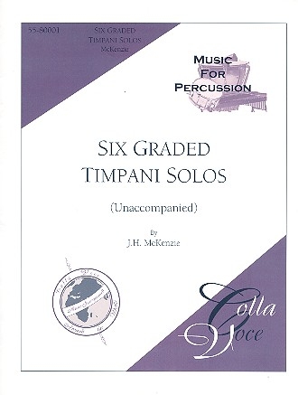 6 graded Timpani Solos for timpani