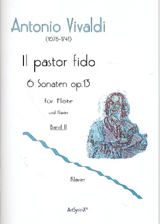 Il pastor fido op.13 Band 2 (Nr.4-6) fr Flte und Bc Klavierbegleitung und Basso continuo