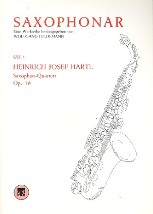 Quartett op.16 fr 4 Saxophone (SATBar) Partitur und Stimmen