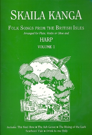Folksongs from the British Isles vol.1 for flute (violin, oboe) and harp  score and flute (vl, ob) part