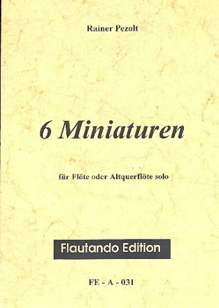 6 Miniaturen fr Flte (Altflte)