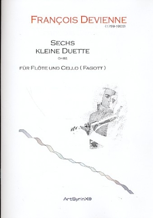 6 kleine Duette op.82 für Flöte und Violoncello (Fagott) Spielpartitur