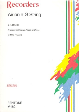Air BWV1068 fr Blockflten (SAT) (Ensemble) Partitur und 9 Stimmen