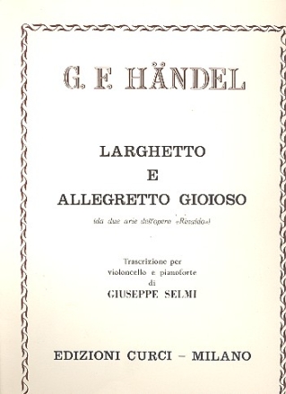 Larghetto e Allegretto giocoso fr Violoncello und Klavier