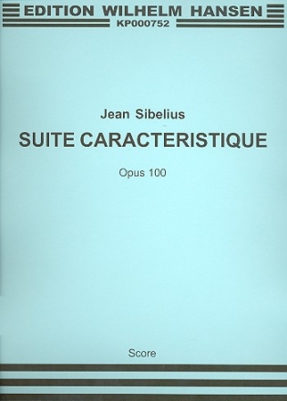 Suite caracteristique op.100 für Harfe, 2 Violinen, Viola, Violoncello und Kontrabass Partitur
