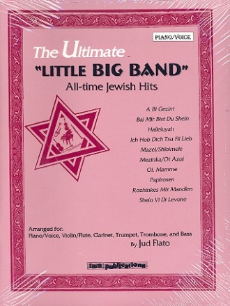 All-Time Jewish Hits: for voice, piano, violin (flute), carinet, trumpet, trombone and bass,  parts