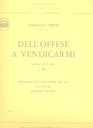 Dell'ofesse a vendicarmi fr Gesang und Klavier