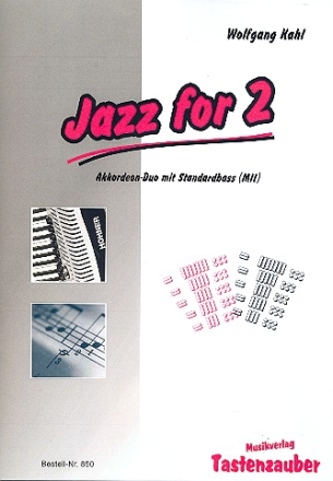 Jazz for 2: fr 2 Akkordeons Spielpartitur