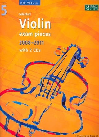 Selected Violin Exam Pieces Grade 5 (2008-2011) (+2CD's) for violin and piano
