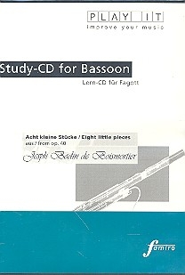8 kleine Stcke op.40 fr Fagott und Cembalo Playalong-CD