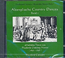 Altenglische Country Dances Band 1 CD 28 beliebte Tnze aus Playfords Dancing Master