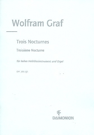 Nocturne op.158,3 fr hohes Holzblasinstrument und Orgel