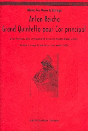 Grand Quintetto op.106 fr Horn und Streichquartett (Kontrabass ad lib) Partitur und Stimmen