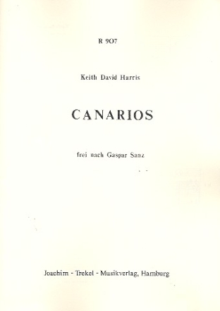Canarios fr Zupforchester Partitur