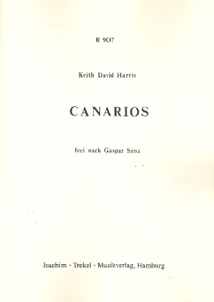 Canarios fr Zupforchester Partitur