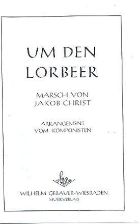 Froher Sngermarsch fr Chor und Klavier (Orchester) Salonorchester-Stimmen
