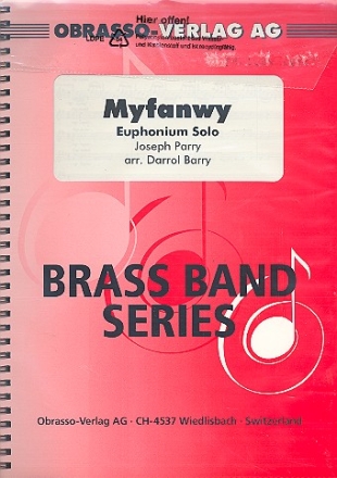 Myfanwy für Euphonium und Blechbläser Partitur