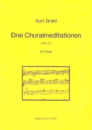 3 Choralmeditationen fr Orgel