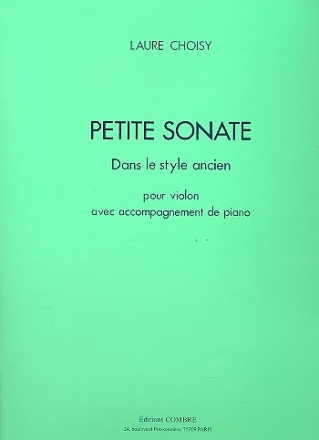 Petite sonate dans le style ancien pour violon et piano