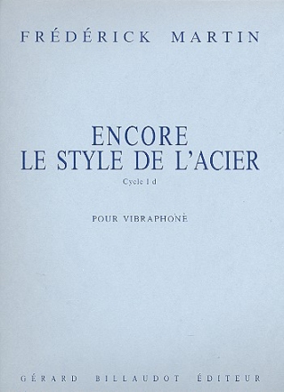 Encore le style de l'acier cycle 1d pour vibraphone