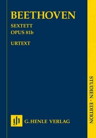 Sextett Es-Dur op.81b fr 2 Hrner, 2 Violinen, Viola und Violoncello (Kontrabass) Studienpartitur
